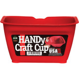 Handy Craft 1/2 Pt. Red Paint Cup