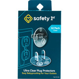Safety 1st Ultra Clear Outlet Plugs (12-Pack) 01711