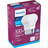 Philips EyeComfort 100W Equivalent Daylight A19 Medium LED Light Bulb (4-Pack) 565416 504781