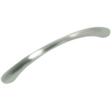 Laurey Tapered Bow 3-3/4 In. Center-To-Center Satin Nickel Cabinet Drawer Pull