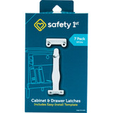 Safety 1st White Plastic Cabinet & Drawer Latches (7-Count) 48444