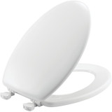 Mayfair Wht Wood Elg Toilet Seat 144EC 000