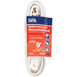 Do it Best 9 Ft. 16/2 White Cube Tap Extension Cord IN-PT2162-09X-WH