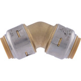 SharkBite 1-2 In. x 1-2 In. 45 Deg. Push-to-Connect Brass Elbow (1-8 Bend) UR648A 467374