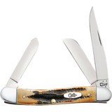 Case 6.5 BoneStag Medium Stockman 2.57 In./1.88 In./1.71 In. Folding Knife 03578