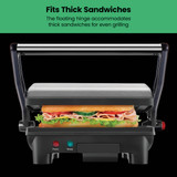 Chefman Electric Panini Press Grill and Gourmet Sandwich Maker (2 Slice) RJ02-180 654861