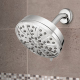 Waterpik RainFall+ Rain Shower with PowerPulse Massage 6-Spray 1.8 GPM Fixed Showerhead, Chrome