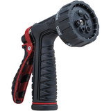 Orbit Pro Flo 7-Pattern Rear Trigger Nozzle, Red & Black 56920