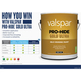 Valspar Pro-Hide Gold Ultra Zero VOC Latex Eggshell Interior Wall Paint, Clear Base, 1 Gal.