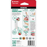 Velcro Brand Hangables 3 Lb. Capacity White Removable Medium Hook (2 Count) VEL-30138-USA 217978