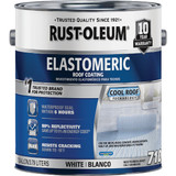 Rust-Oleum 710 1 Gal. 10-Year White Elastomeric Roof Coating 301904 Pack of 2