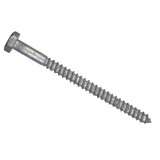 Hillman 1/4 In. x 1-1/2 In. Galvanized Hex Lag Screw (100 Ct.) 812006