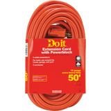 Do it 50 Ft. 12/3 Extension Cord with Powerblock 550819
