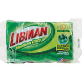 Libman 4.5 In. x 3 In. Green Medium Duty Scrubbing Sponge (3-Count)