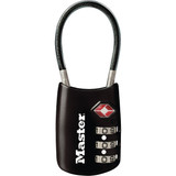 Master Lock 1.19 In. Steel Shackle Combination Padlock (TSA Accepted) 4688D