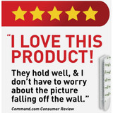 Command 10 lb White Picture Hanging Strips, 4 Pairs 17201-4PK-ES 200848