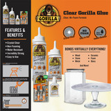 Gorilla 5.75 Oz. Clear All-Purpose Glue 4572502 303936