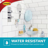 Command Large Bath Hook, White, 1 Hook, 1 Large Strip