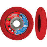 Diablo Steel Demon 4-1/2 In. x 7/8 In. 40-Grit Type 29 Corner-Edge Angle Grinder Flap Disc