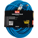Do it Best 100 Ft. 12/3 Industrial Outdoor Extension Cord RL-JTW123-100-BL