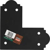 Simpson Strong-Tie Outdoor Accents 6x6 Steel Black L Strap Tie
