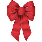 Holiday Trims Glitter Holiday Bow 6166 Pack of 12 900204