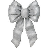 Holiday Trims Glitter Holiday Bow 6166 Pack of 12 900204