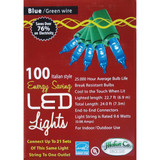 J Hofert Blue 100-Bulb Italian Style LED Light Set 2290-04