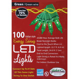 J Hofert Green 100-Bulb Italian Style LED Light Set 2290-05