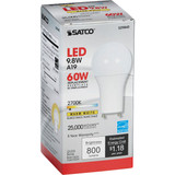 Satco 60W Equivalent Warm White A19 GU24 LED Light Bulb S29840 502607