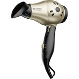 Revlon Perfect Heat 1875W Gold/Black 2 Heat Folding Hair Dryer RVDR5005