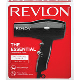 Revlon Essentials 1875W Black 2 Heat Compact Hair Dryer