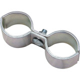 National 2 In. Zinc Plated Steel Universal Pipe Clamp N344648
