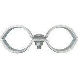 National 2 In. Zinc Plated Steel Universal Pipe Clamp