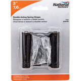 National Hardware 3 In. Oil Rubbed Bronze Double-Acting Spring Door Hinge