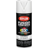 Krylon Fusion All-In-One Matte Spray Paint & Primer, White K02764007 772583
