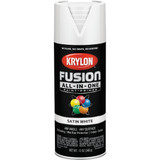 Krylon Fusion All-In-One Satin Spray Paint & Primer, White K02753007 772579