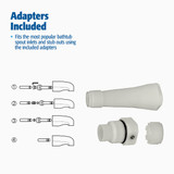 Do it Best Universal Fit Chrome Bathtub Spout with Diverter DIB825-35 417422