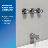 Do it Best Universal Fit Chrome Bathtub Spout with Diverter DIB825-35 417422