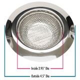 Do it Best 4-1/2 In. Stainless Steel Kitchen Sink Strainer Cup (2-Pack) K820-33