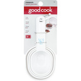 Goodcook White Plastic Measuring Cup Set (4-Piece) 19860