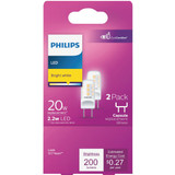 Philips 20W Equivalent T4 G8 Bi-Pin Base LED Special Purpose Light Bulb (2-Pack)