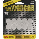 Shepherd 3/4 In. Beige Self-Adhesive Commercial Grade Felt Pads (20-Count)