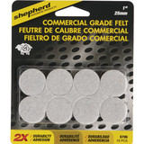 Shepherd 1 In. Beige Self-Adhesive Commercial Grade Felt Pads (16-Count)