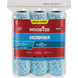 Wooster 9 In. x 3/8 In. Microfiber Roller Cover (3-Pack) R527-9