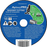 Avanti Pro Type 1 4 In. x 1/16 In. x 5/8 In. Masonry Cut-Off Wheel PBD040063101C