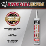 DAP KWIK SEAL ULTRA 10.1 Oz. Clear Kitchen & Bath Silicone Sealant