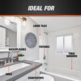 DAP KWIK SEAL ULTRA 10.1 Oz. Clear Kitchen & Bath Silicone Sealant 7079818898 771386