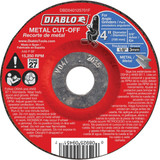 Diablo Type 27 4 In. x 1/8 In. x 5/8 In. Metal Cut-Off Wheel DBD040125701F