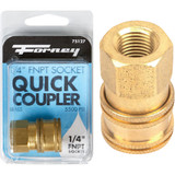 Forney 1/4 In. Female Quick Coupler Pressure Washer Socket 75127